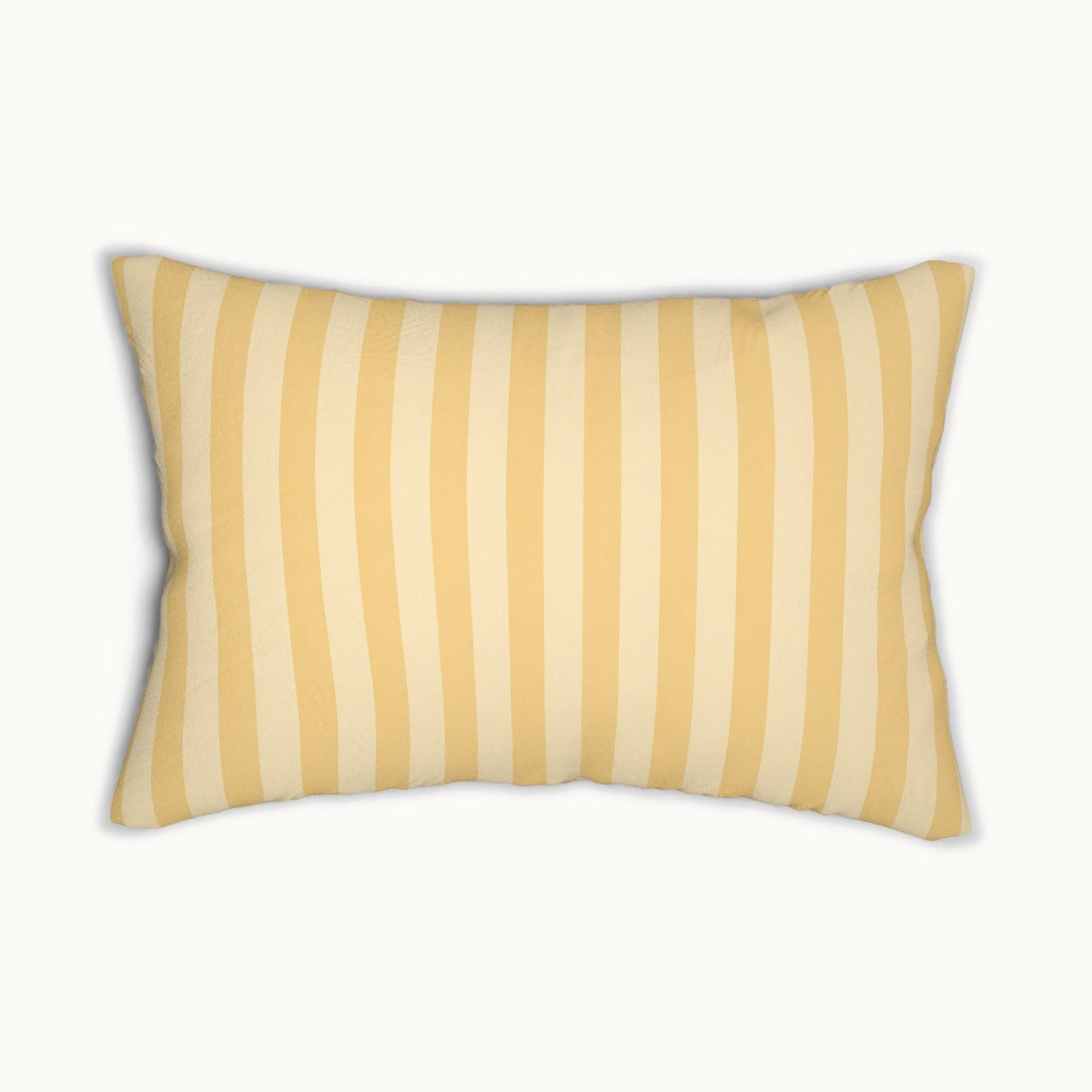 Buttercup Stripe Rectangular Throw Pillow