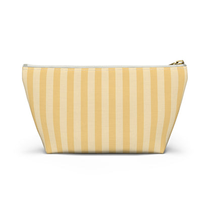 Buttercup Stripe Accessory Pouch with T-bottom