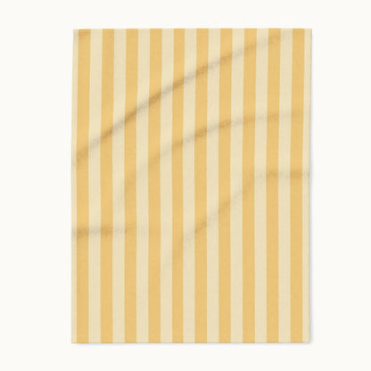 Buttercup Stripe Arctic Fleece Blanket
