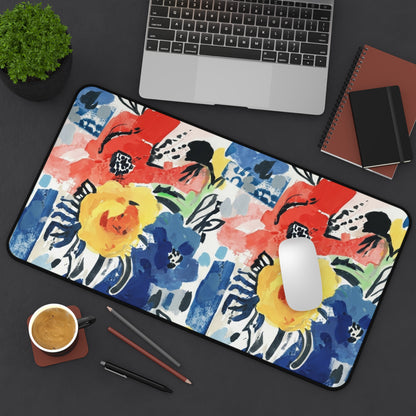 Abstract Flora Desk Mat
