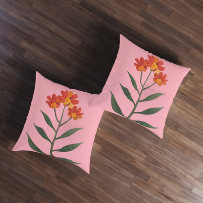 Square Tufted Floor Pillow