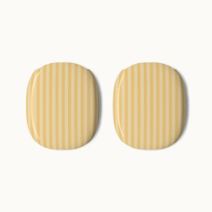 Buttercup Stripe AirPods Max Earcup Covers