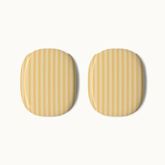 Buttercup Stripe AirPods Max Earcup Covers