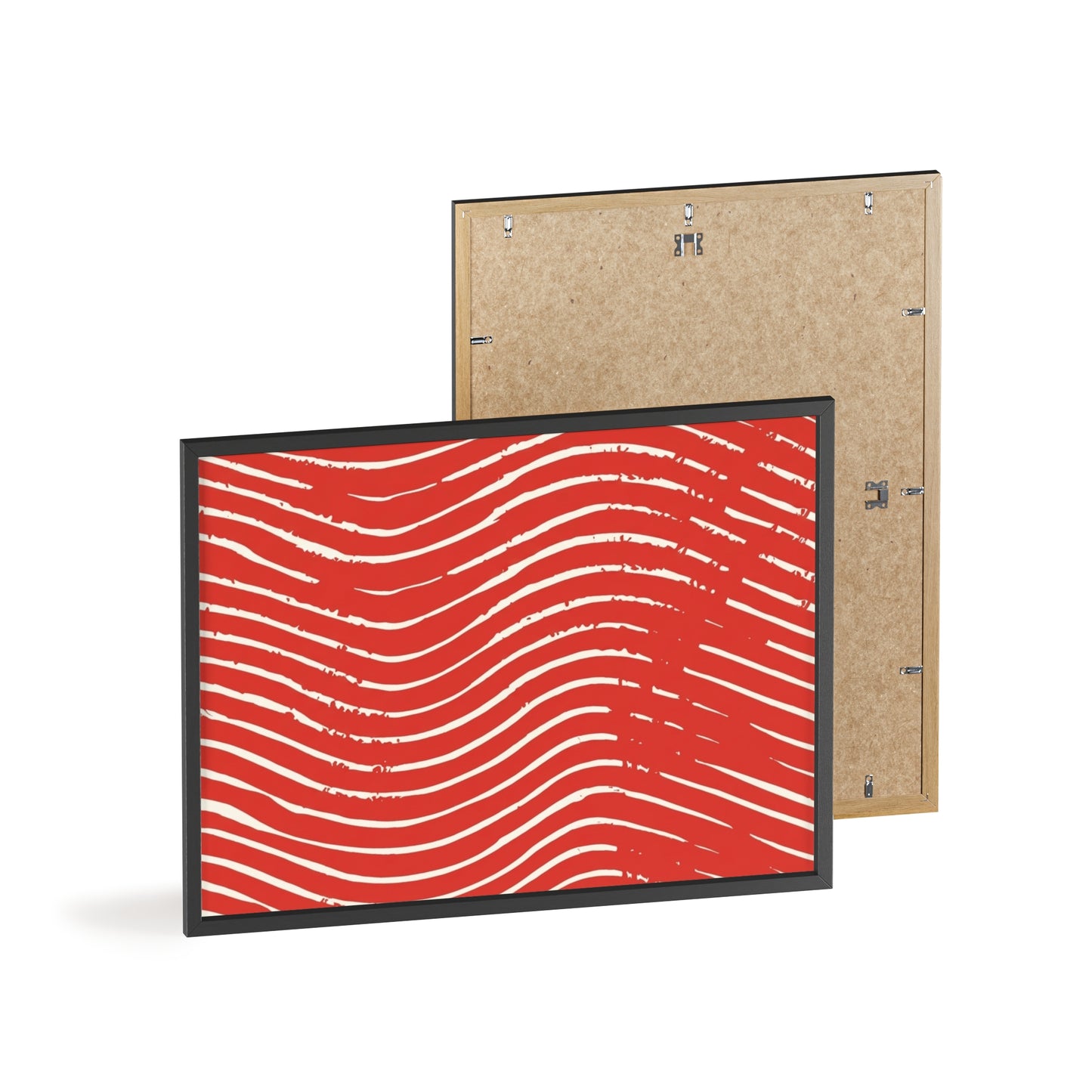 Scarlet Tide Wood Framed Posters