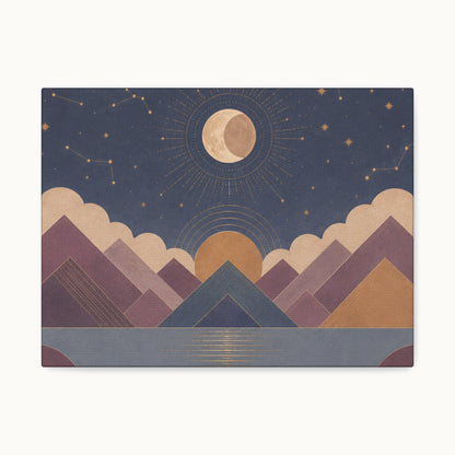 Celestial Vale Stretched Canvas Wall Art