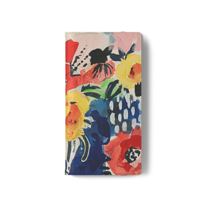 Abstract Flora Vegan Leather Flip Case