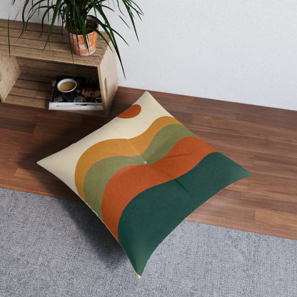 Square Tufted Floor Pillow