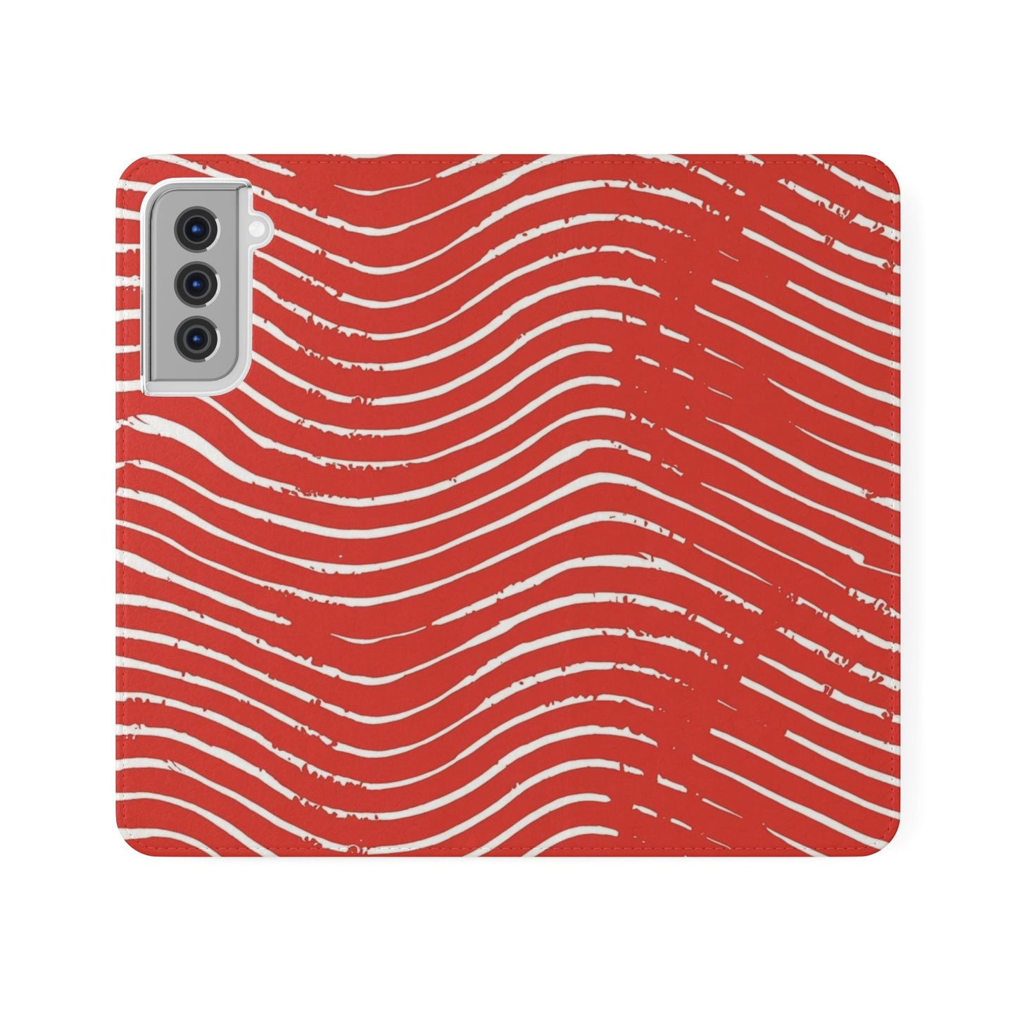 Scarlet Tide Vegan Leather Flip Case