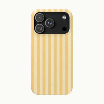 Buttercup Stripe Snap Phone Case