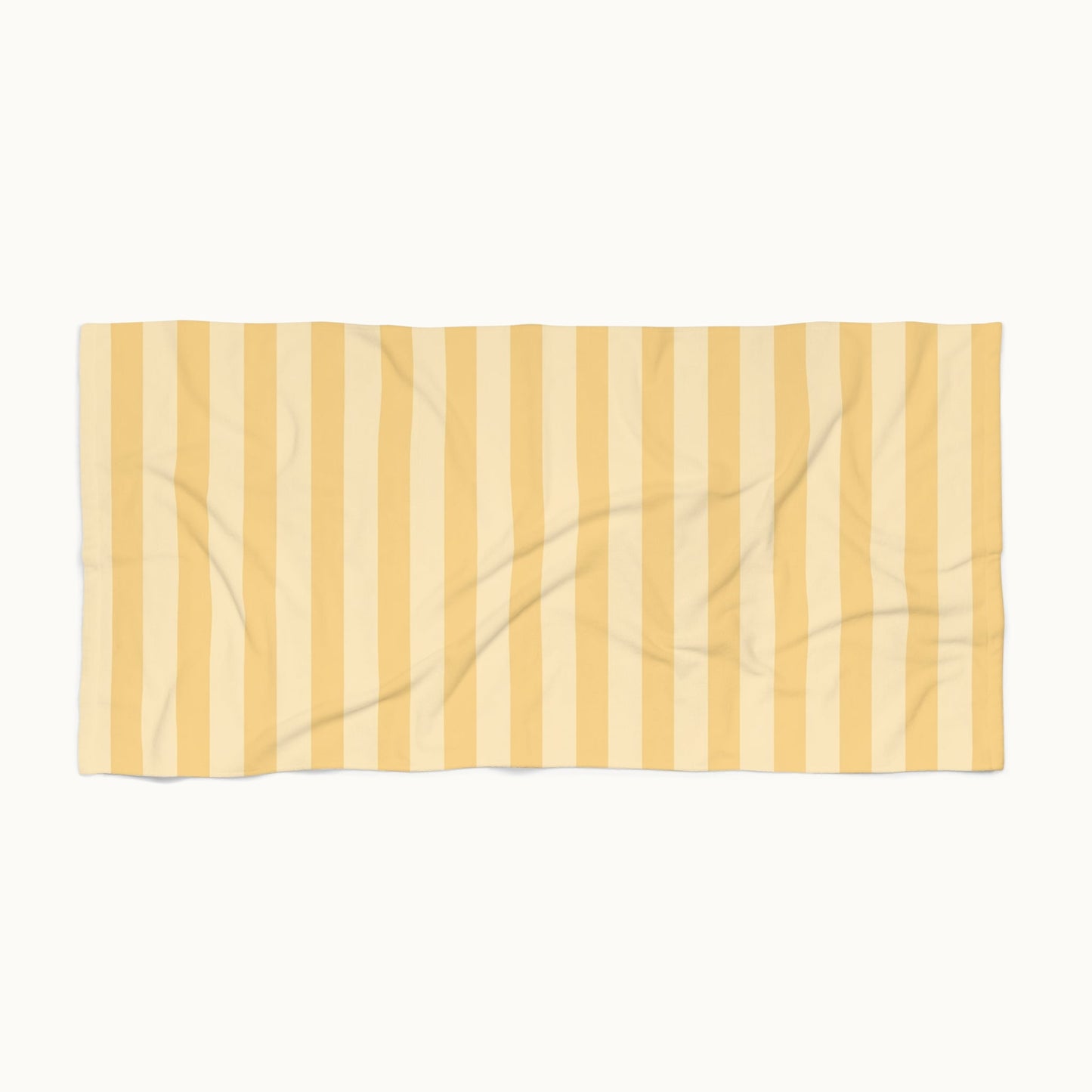 Buttercup Stripe Beach Towel