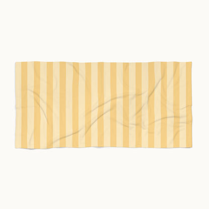 Buttercup Stripe Beach Towel