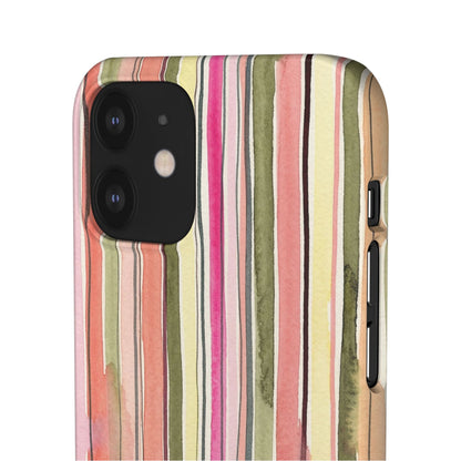 Summer Stripe Snap Phone Case