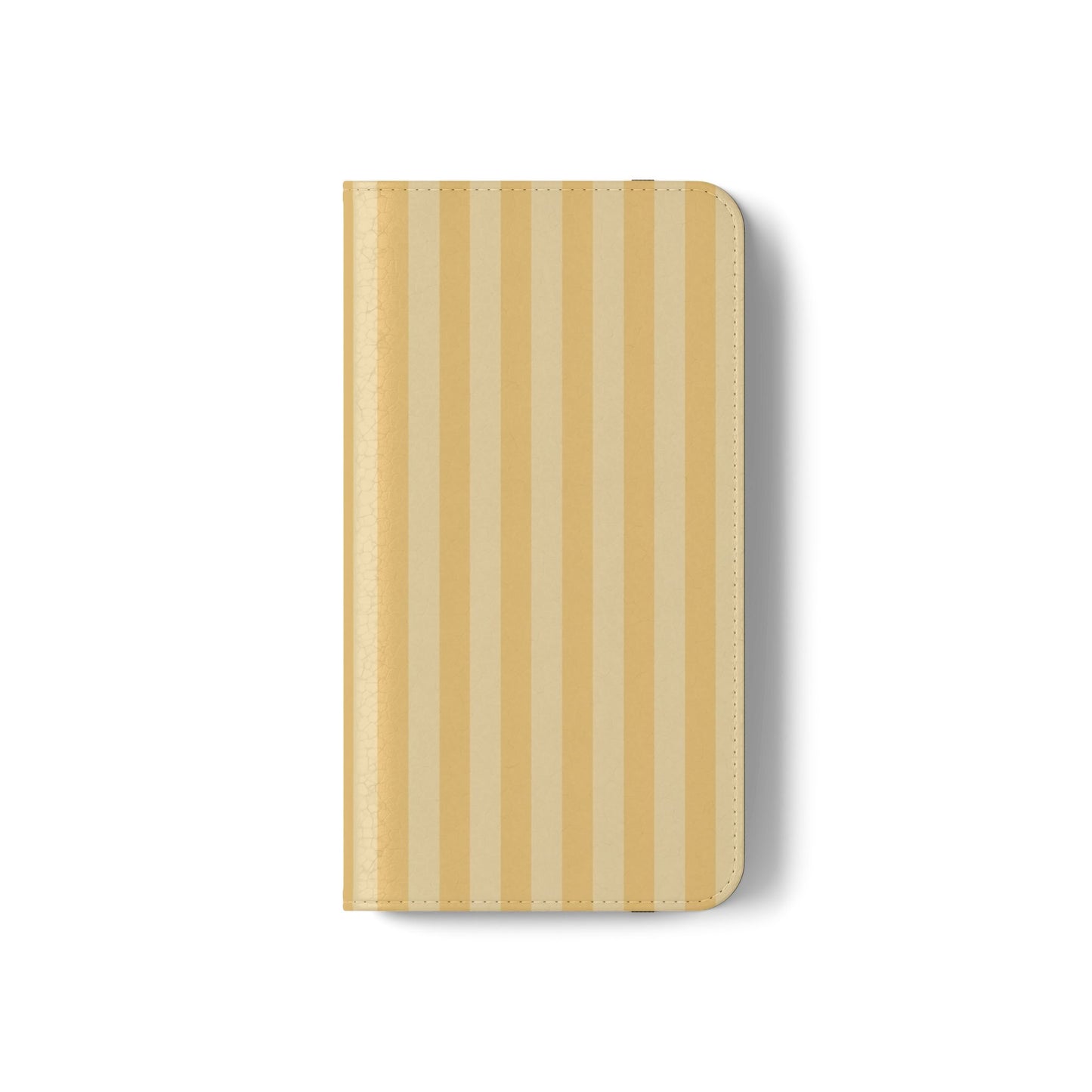 Buttercup Stripe Vegan Leather Flip Case