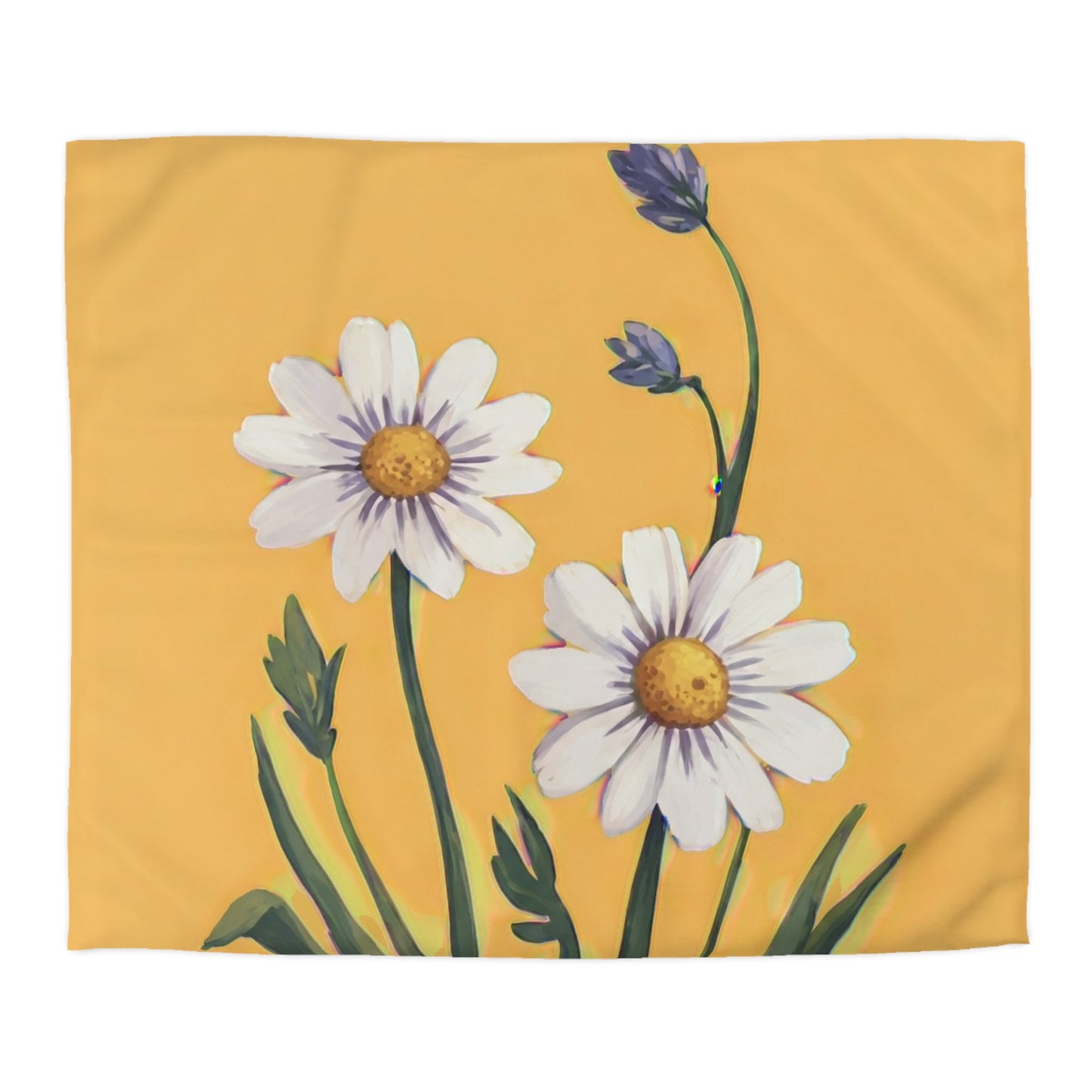 Spring Daisies Microfiber Duvet Cover