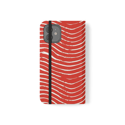 Scarlet Tide Vegan Leather Flip Case