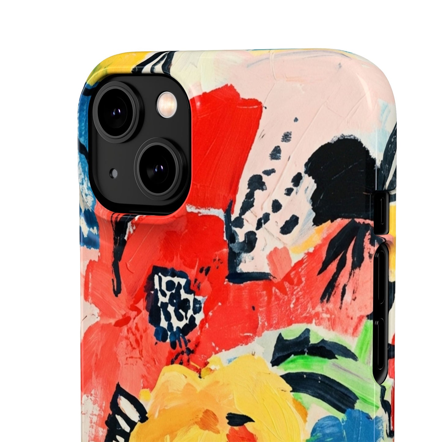 Abstract Flora Snap Phone Case