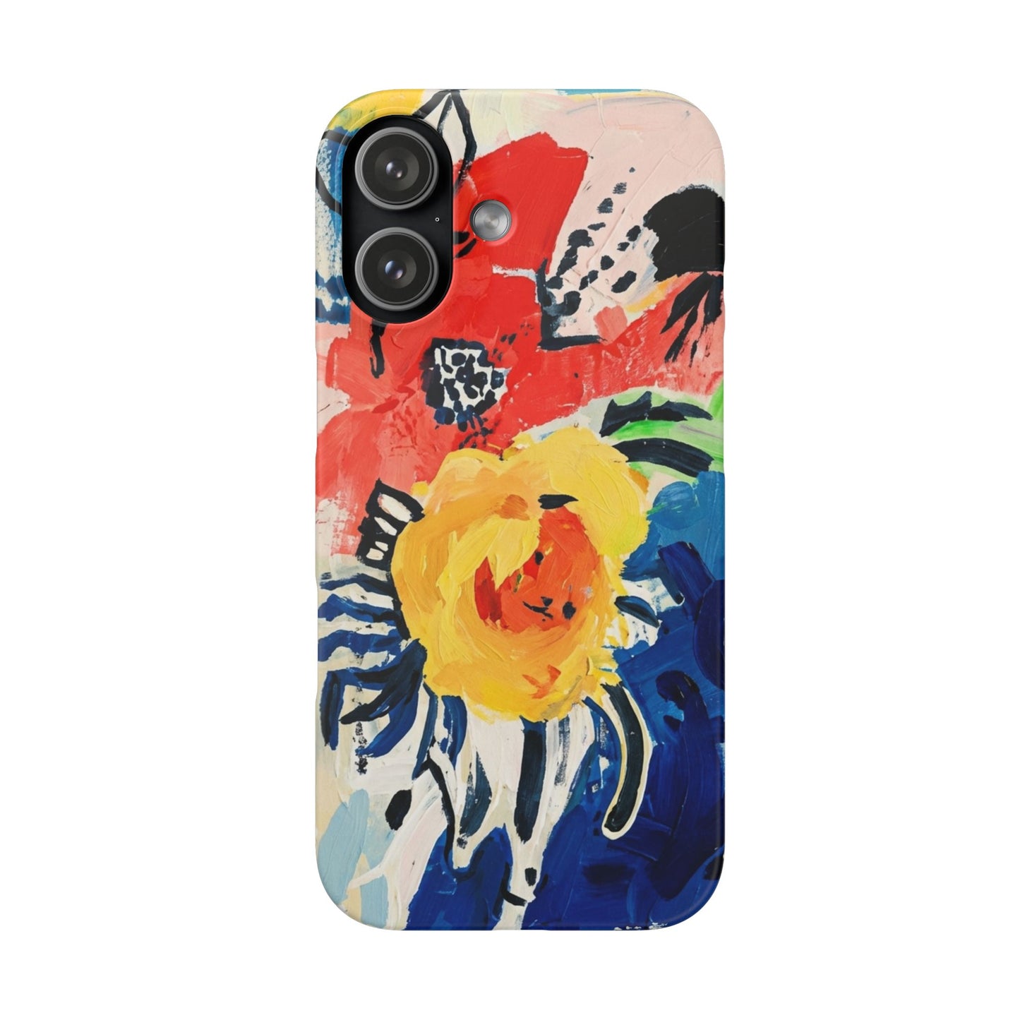 Abstract Flora Snap Phone Case