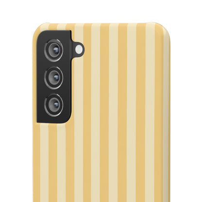 Buttercup Stripe Snap Phone Case