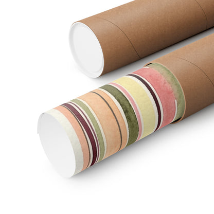 Summer Stripe Art Poster