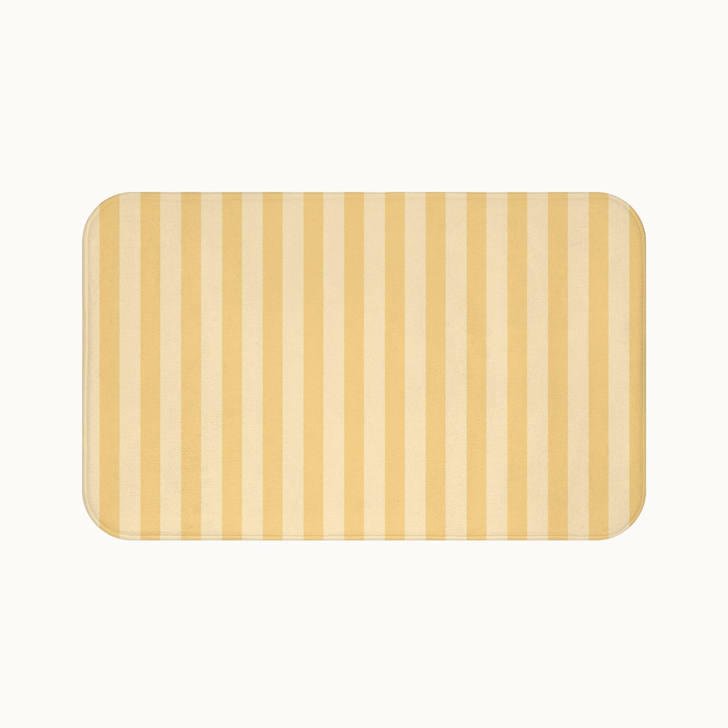 Buttercup Stripe Bath Mat