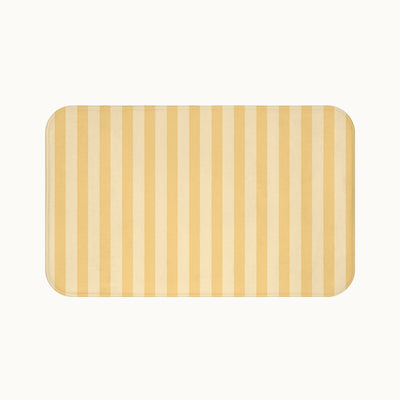 Buttercup Stripe Bath Mat