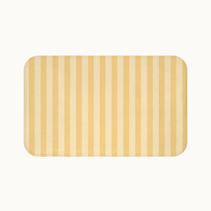 Buttercup Stripe Bath Mat