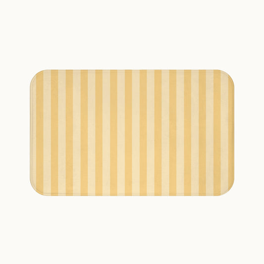 Buttercup Stripe Bath Mat