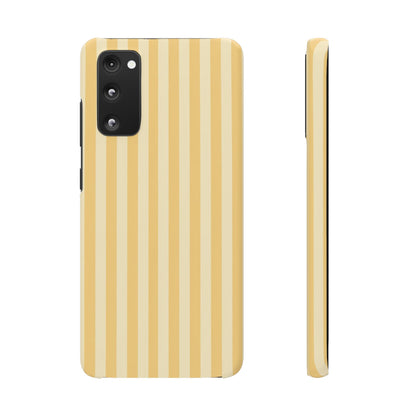 Buttercup Stripe Snap Phone Case