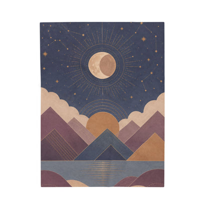 Celestial Vale Velveteen Plush Blanket