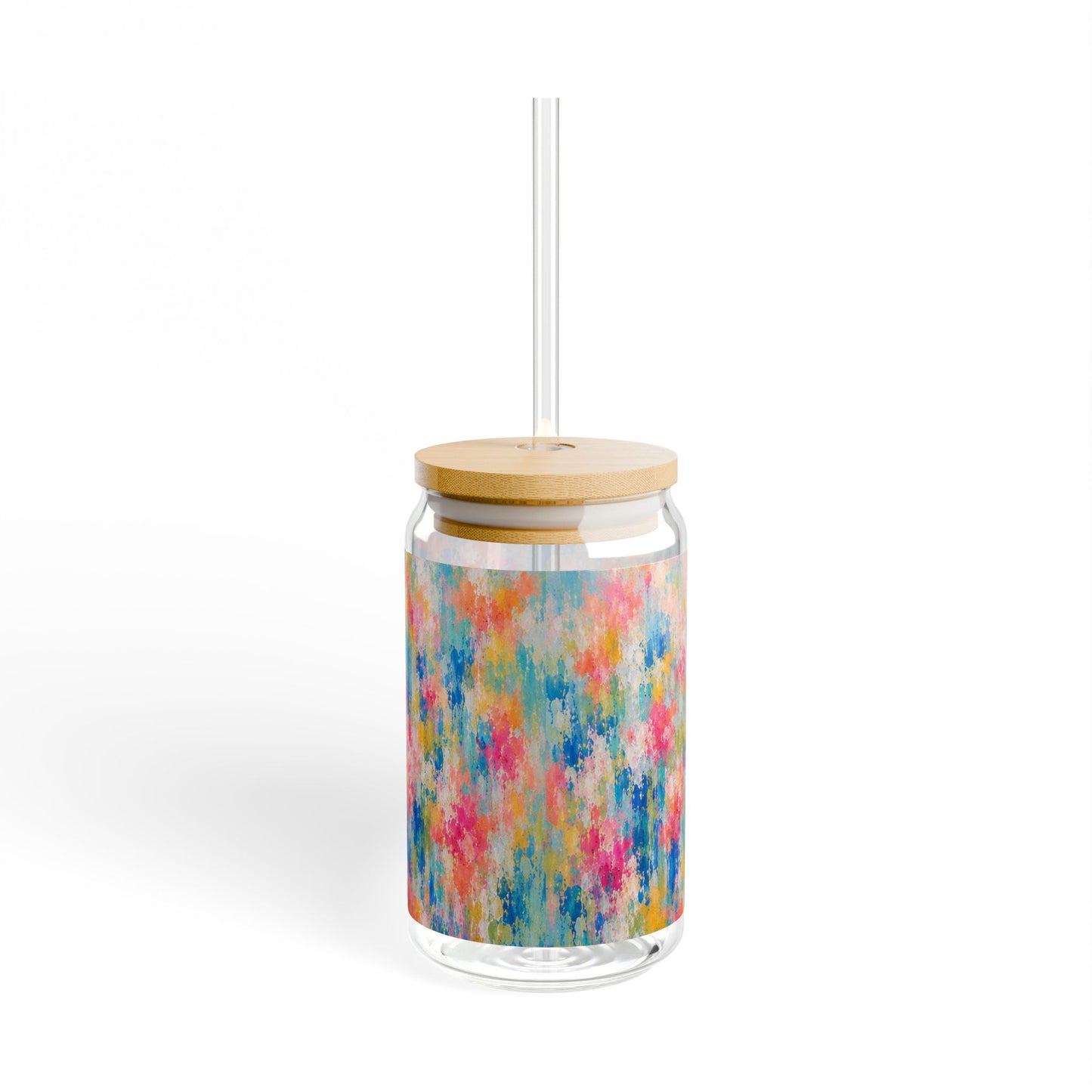 Chromatic Meadow Sipper Glass | 16oz