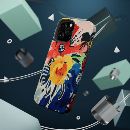 Abstract Flora Magnetic Phone Case